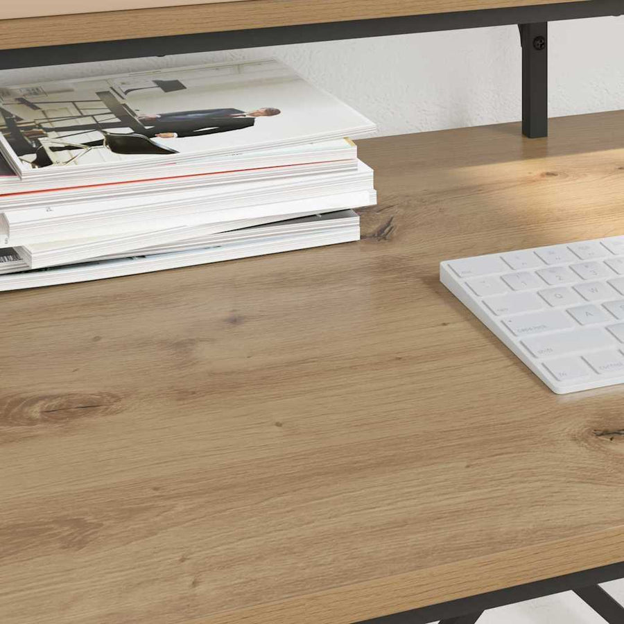 Bureau Artisan Eiken 80 x 50 x 90 cm Bewerkt hout