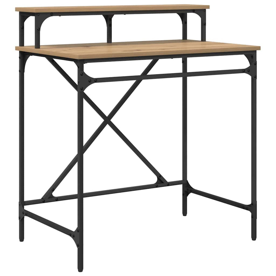 Bureau Artisan Eiken 80 x 50 x 90 cm Bewerkt hout