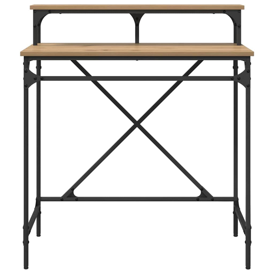Bureau Artisan Eiken 80 x 50 x 90 cm Bewerkt hout