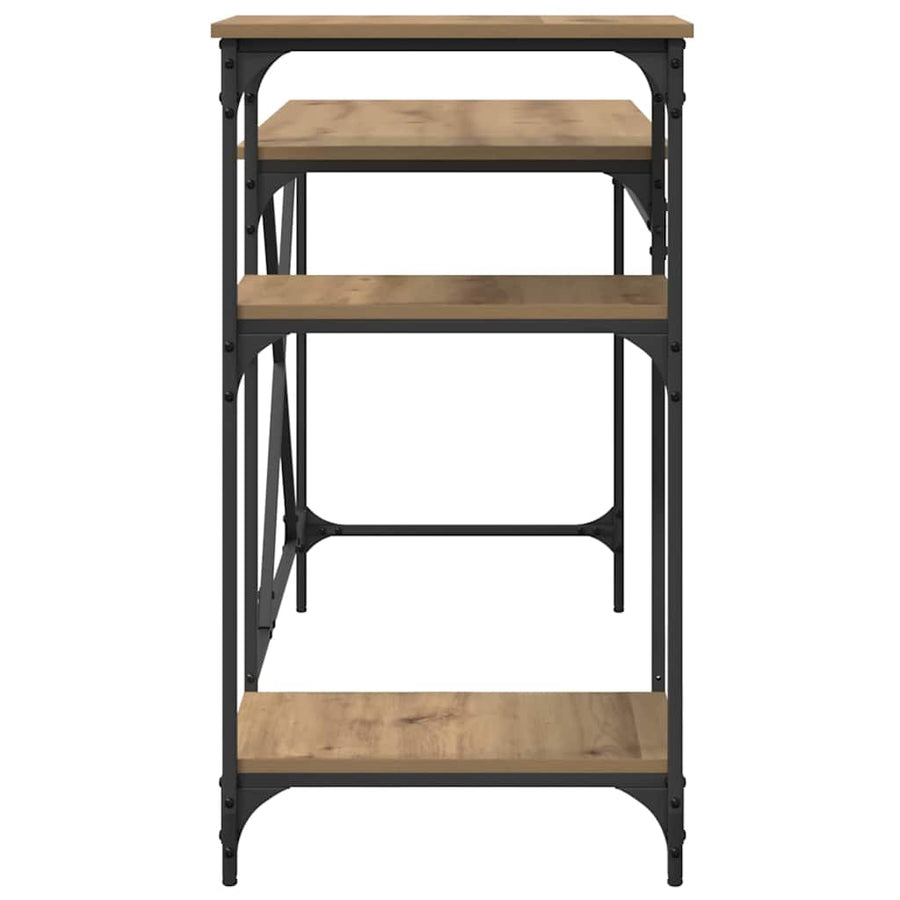 Bureau Artisan Eiken 135 x 50 x 90 cm Bewerkt hout