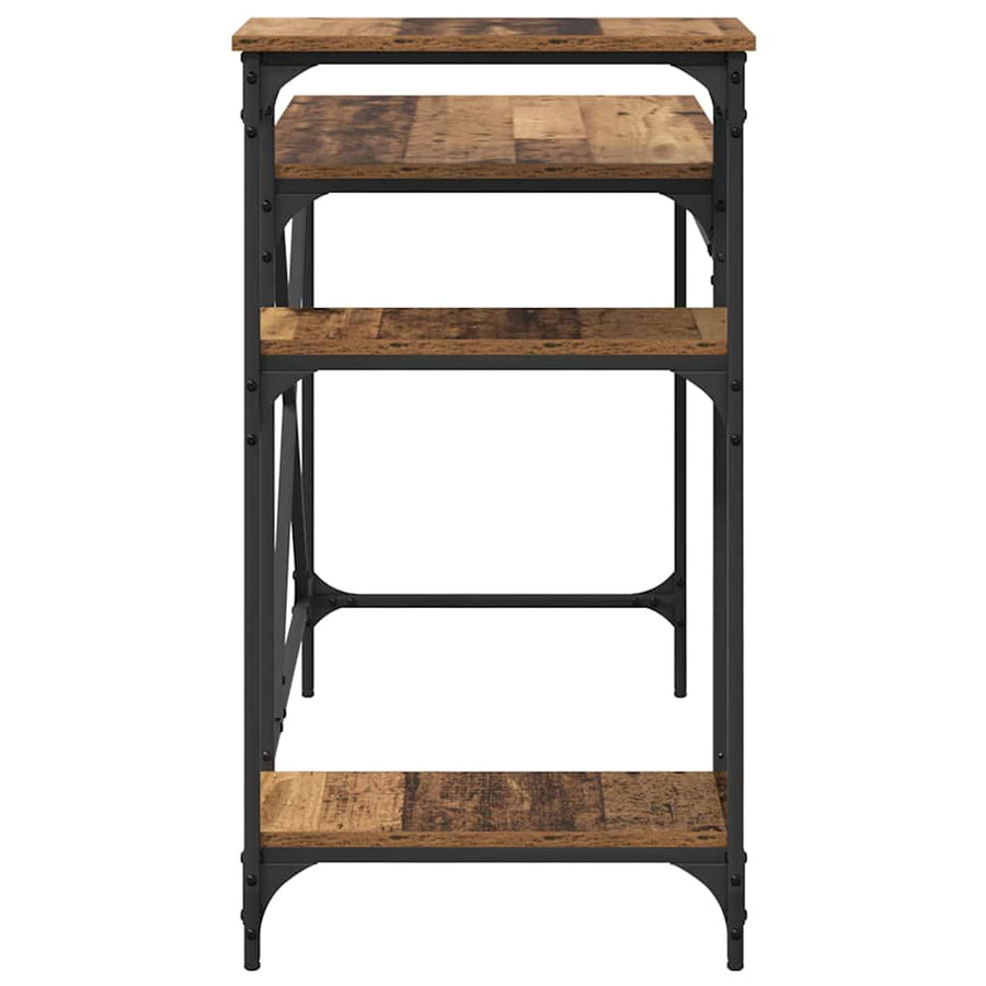 Bureau Oud Hout 105 x 50 x 90 cm Bewerkt hout