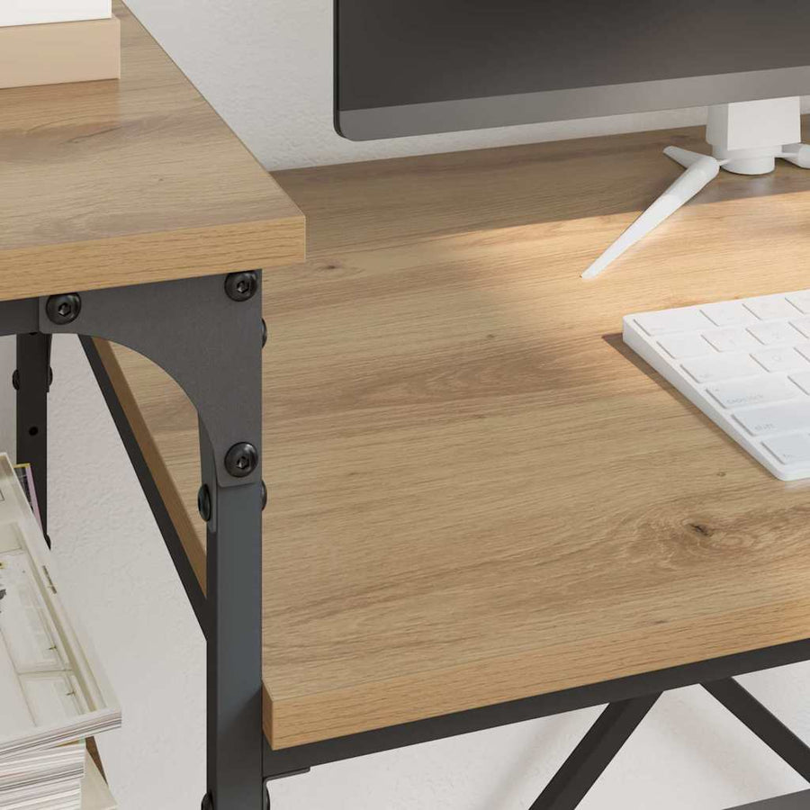 Bureau Artisan Eiken 105 x 50 x 90 cm Bewerkt hout