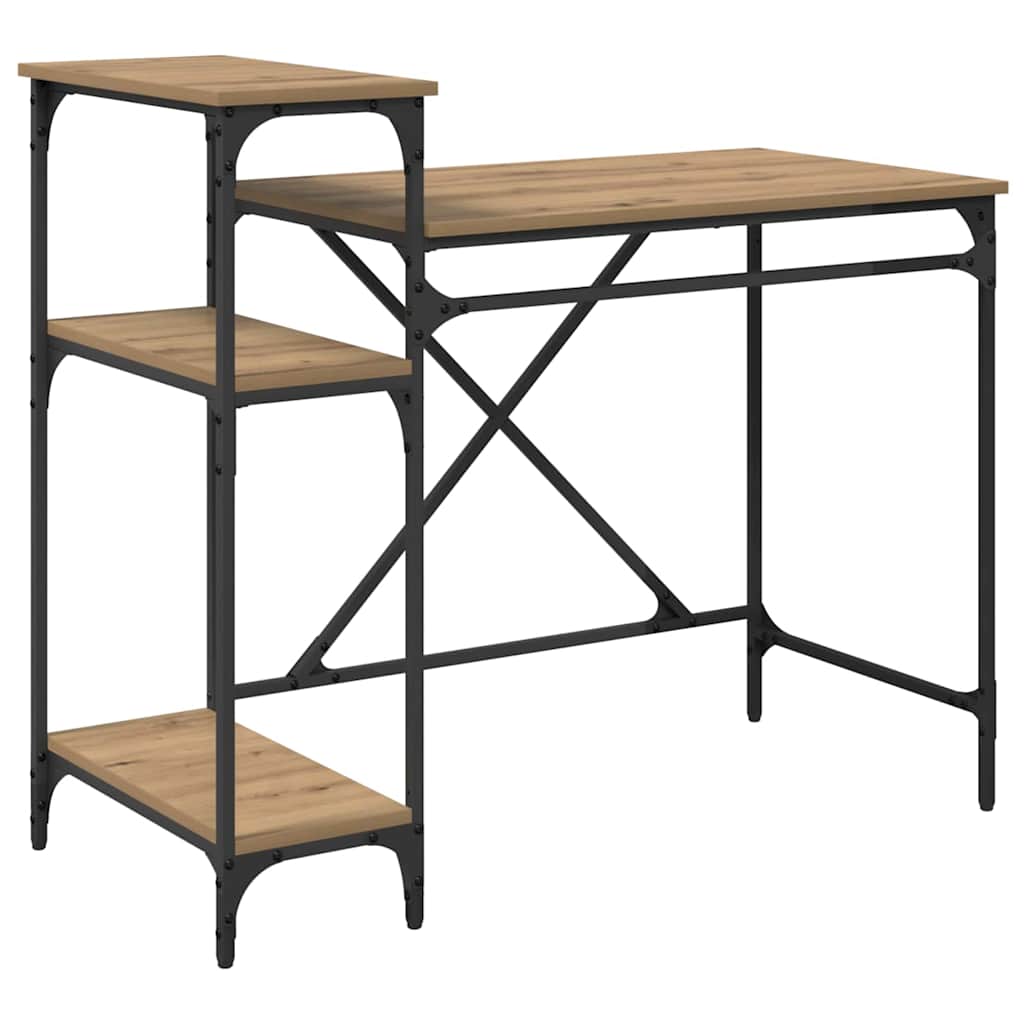 Bureau Artisan Eiken 105 x 50 x 90 cm Bewerkt hout