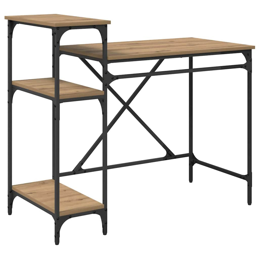 Bureau Artisan Eiken 105 x 50 x 90 cm Bewerkt hout
