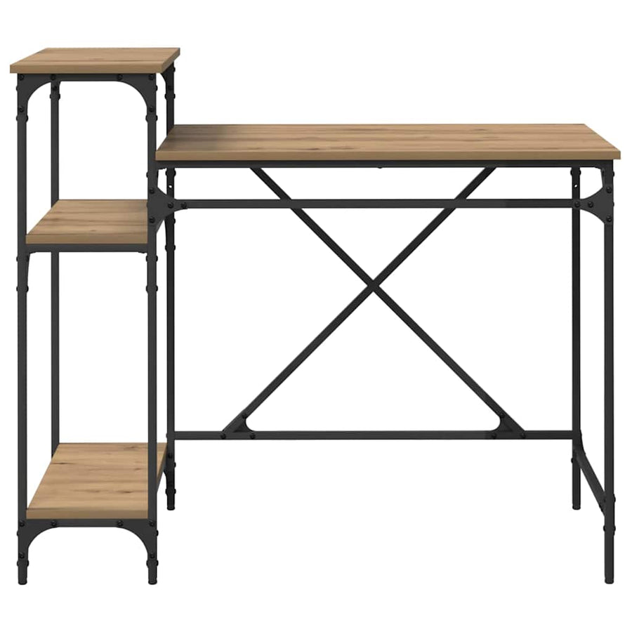 Bureau Artisan Eiken 105 x 50 x 90 cm Bewerkt hout