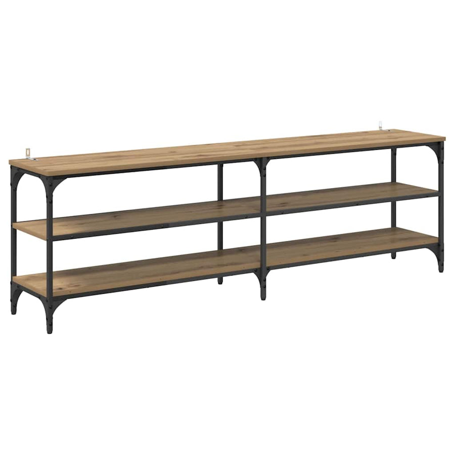 TV-kast Artisan Eiken 160 x 30 x 50 cm Gemonteerd hout en ijzer