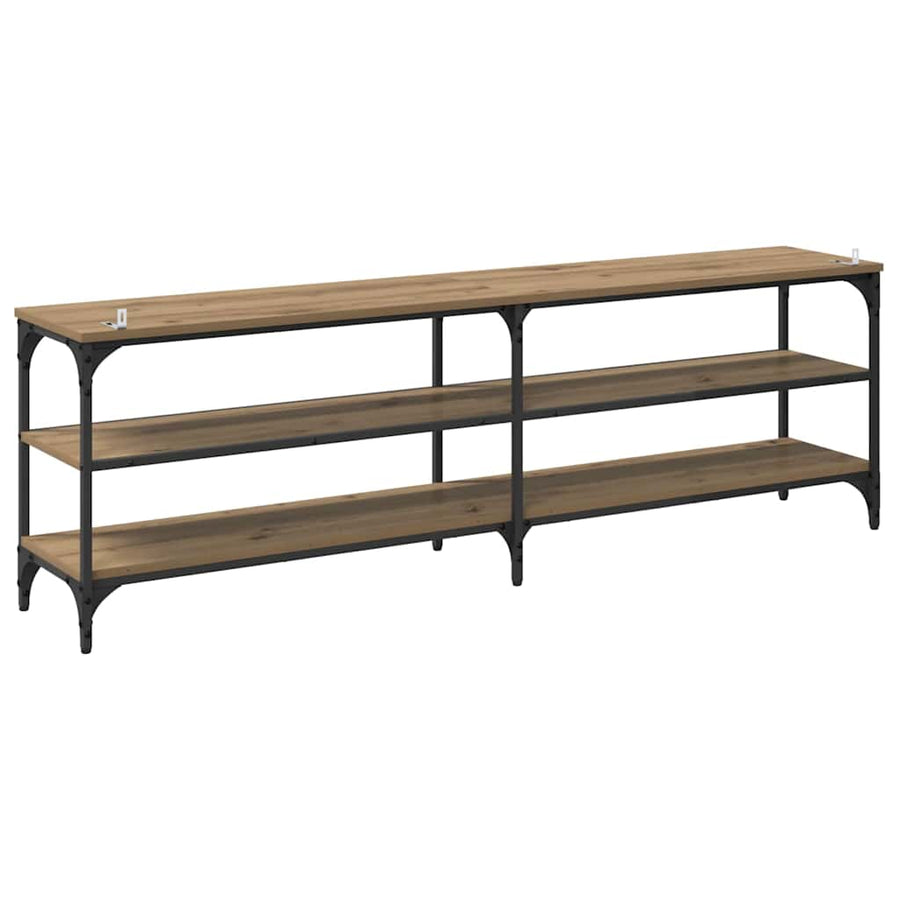 TV-kast Artisan Eiken 160 x 30 x 50 cm Gemonteerd hout en ijzer