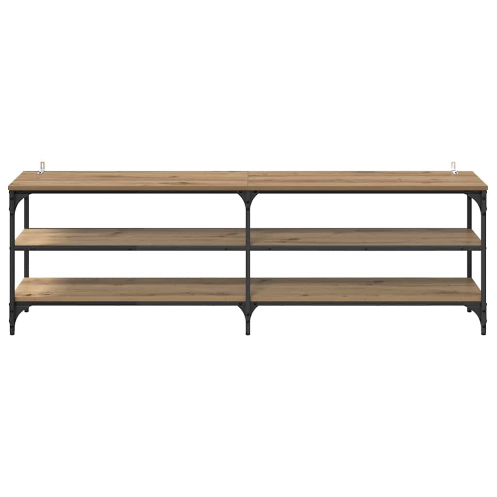 TV-kast Artisan Eiken 160 x 30 x 50 cm Gemonteerd hout en ijzer