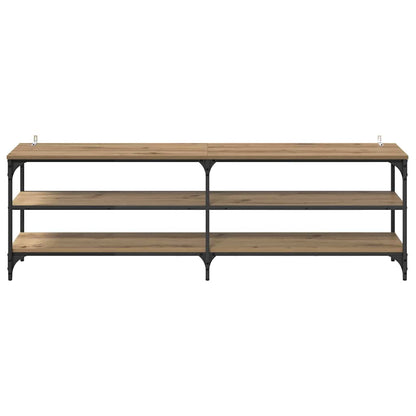 TV-kast Artisan Eiken 160 x 30 x 50 cm Gemonteerd hout en ijzer