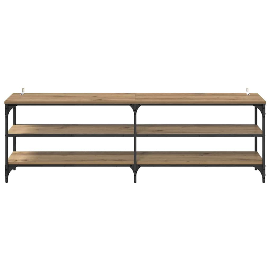 TV-kast Artisan Eiken 160 x 30 x 50 cm Gemonteerd hout en ijzer