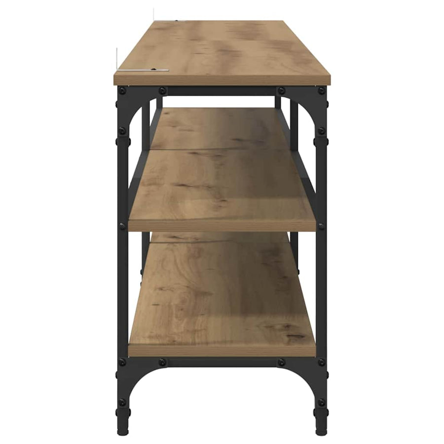 TV-kast Artisan Eiken 160 x 30 x 50 cm Gemonteerd hout en ijzer