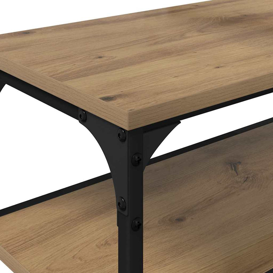 TV-kast Artisan Eiken 200 x 30 x 50 cm Gemonteerd hout en ijzer
