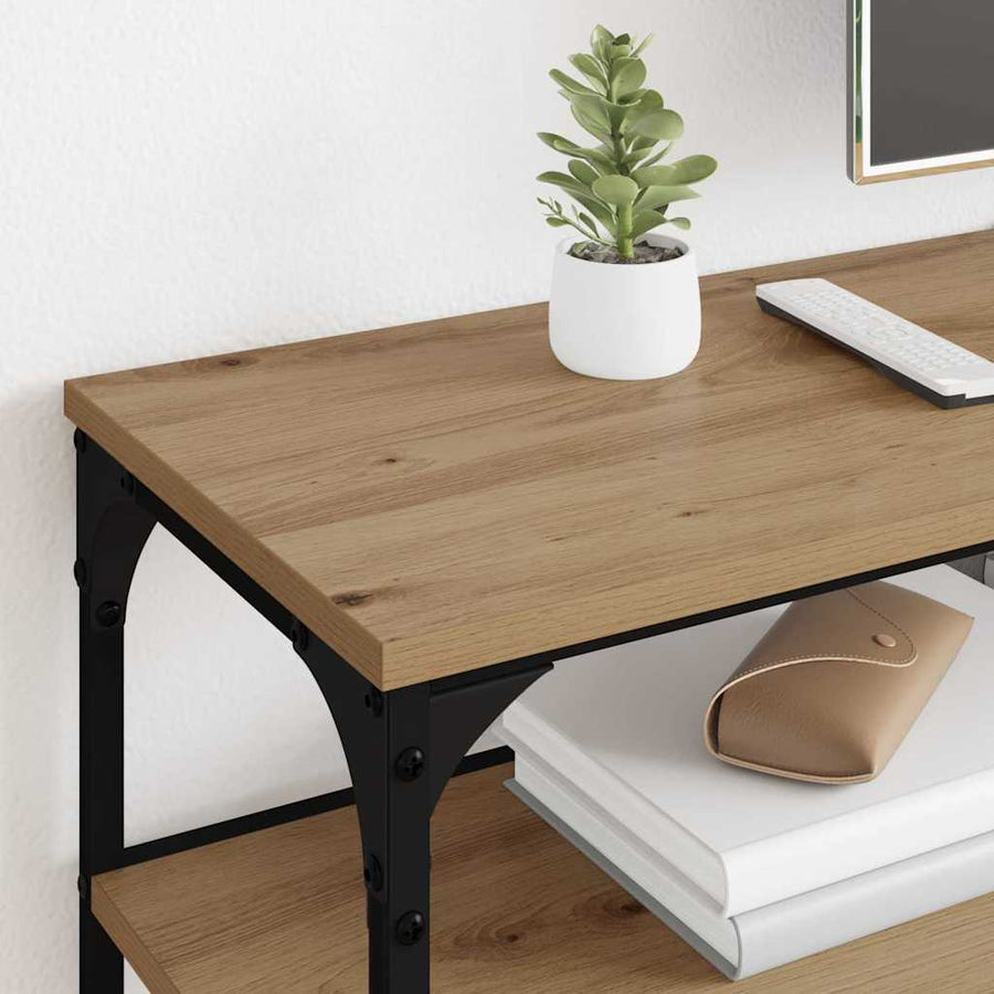 TV-kast Artisan Eiken 200 x 30 x 50 cm Gemonteerd hout en ijzer