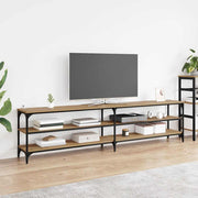 TV-kast Artisan Eiken 200x30x50 cm hout ijzer