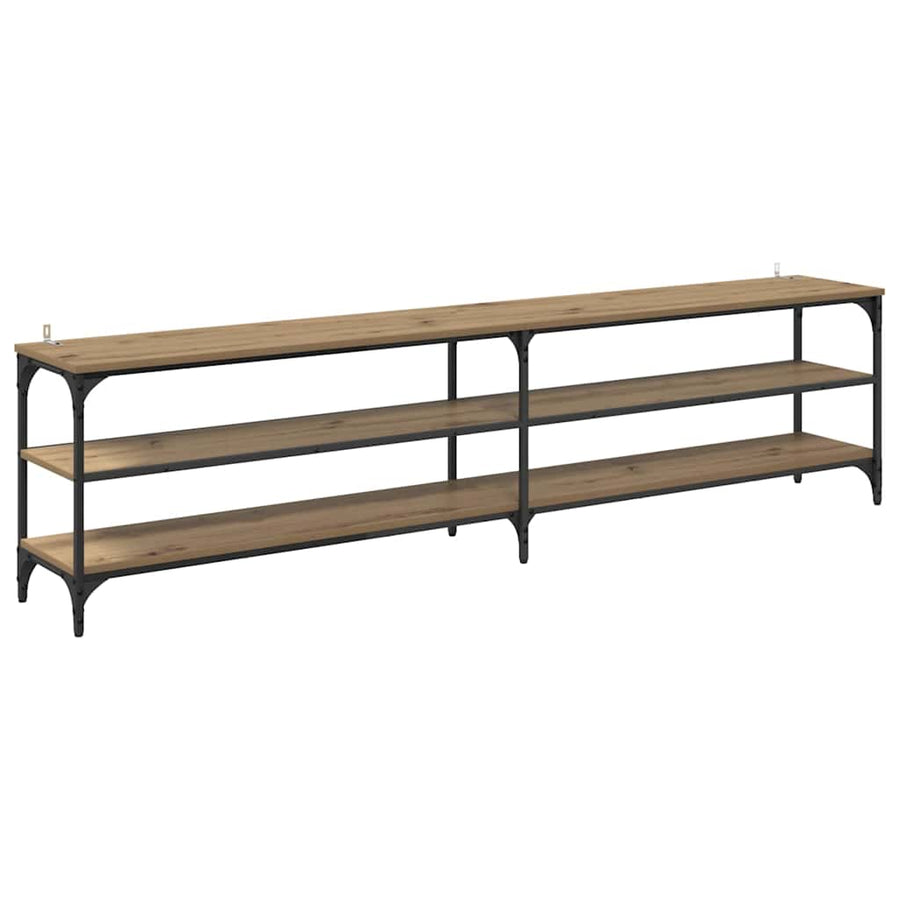 TV-kast Artisan Eiken 200 x 30 x 50 cm Gemonteerd hout en ijzer