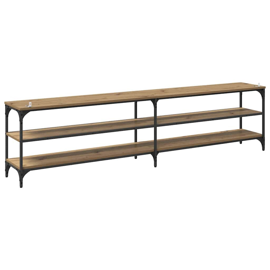 TV-kast Artisan Eiken 200 x 30 x 50 cm Gemonteerd hout en ijzer