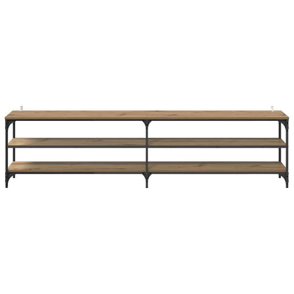 TV-kast Artisan Eiken 200 x 30 x 50 cm Gemonteerd hout en ijzer