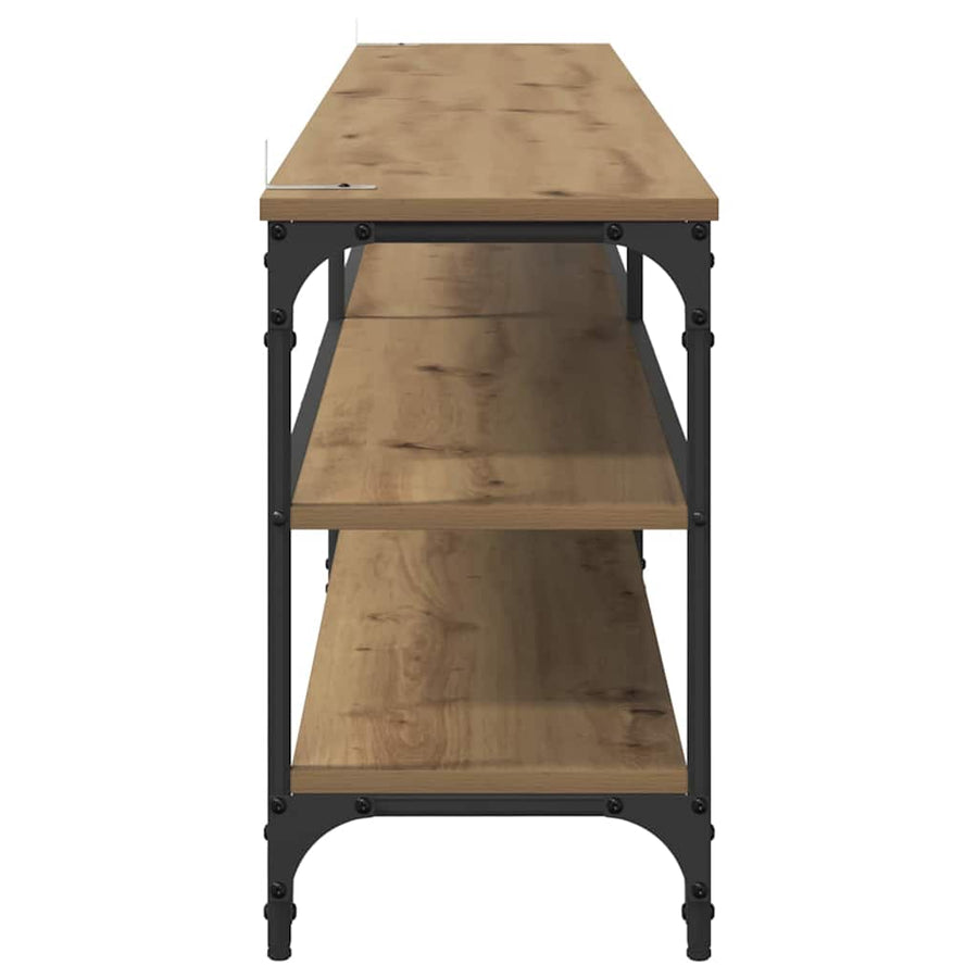 TV-kast Artisan Eiken 200 x 30 x 50 cm Gemonteerd hout en ijzer