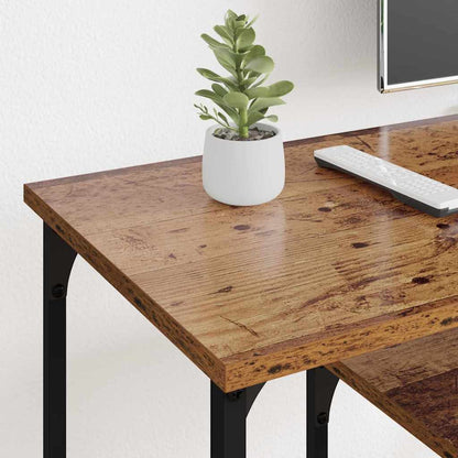TV-kast Oud Hout 102 x 35 x 45,5 cm Gemonteerd hout en ijzer