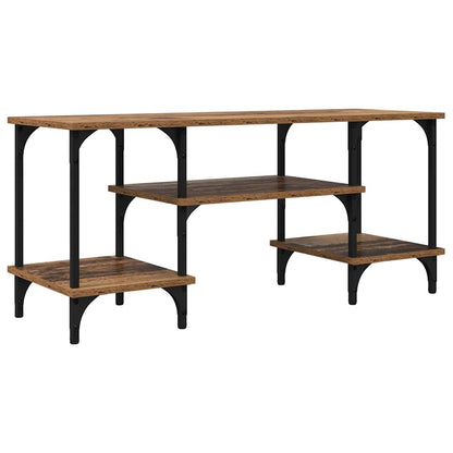TV-kast Oud Hout 102 x 35 x 45,5 cm Gemonteerd hout en ijzer