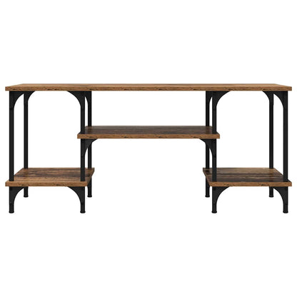 TV-kast Oud Hout 102 x 35 x 45,5 cm Gemonteerd hout en ijzer
