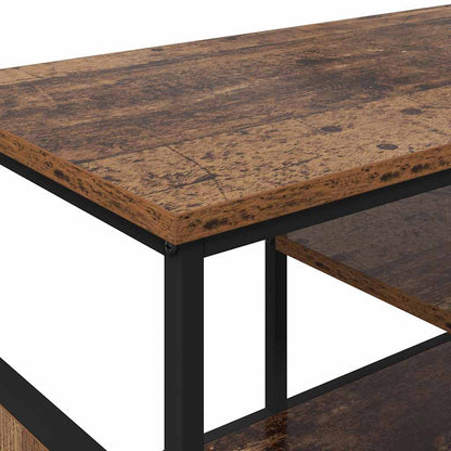 TV-kast Oud Hout 100 x 35 x 45 cm Gemonteerd hout en ijzer