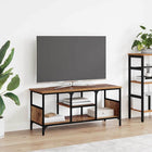TV cabinet Old Wood 100 x 35 x 45 cm Assembled wood and iron