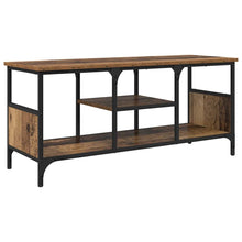 TV-kast Oud Hout 100 x 35 x 45 cm Gemonteerd hout en ijzer