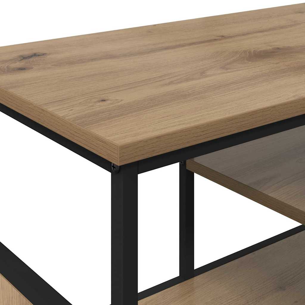 TV-kast Artisan Eiken 100 x 35 x 45 cm Gemonteerd hout en ijzer