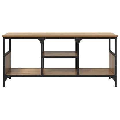TV-kast Artisan Eiken 100 x 35 x 45 cm Gemonteerd hout en ijzer