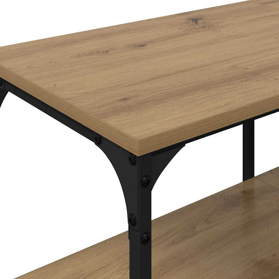 TV-kast Artisan Eiken 201 x 35 x 45 cm Gemonteerd hout en ijzer