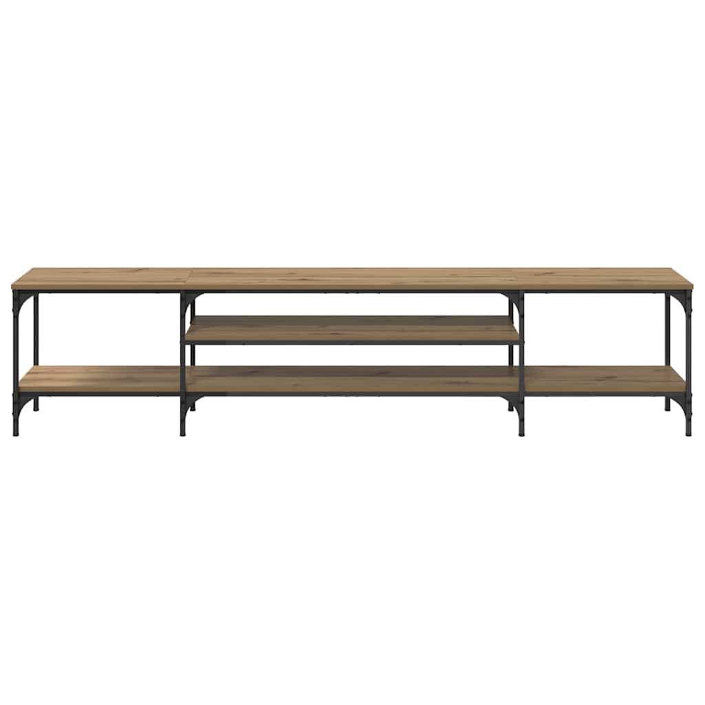 TV-kast Artisan Eiken 201 x 35 x 45 cm Gemonteerd hout en ijzer