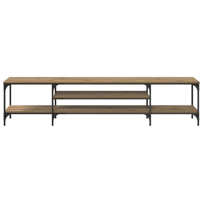 TV-kast Artisan Eiken 201 x 35 x 45 cm Gemonteerd hout en ijzer