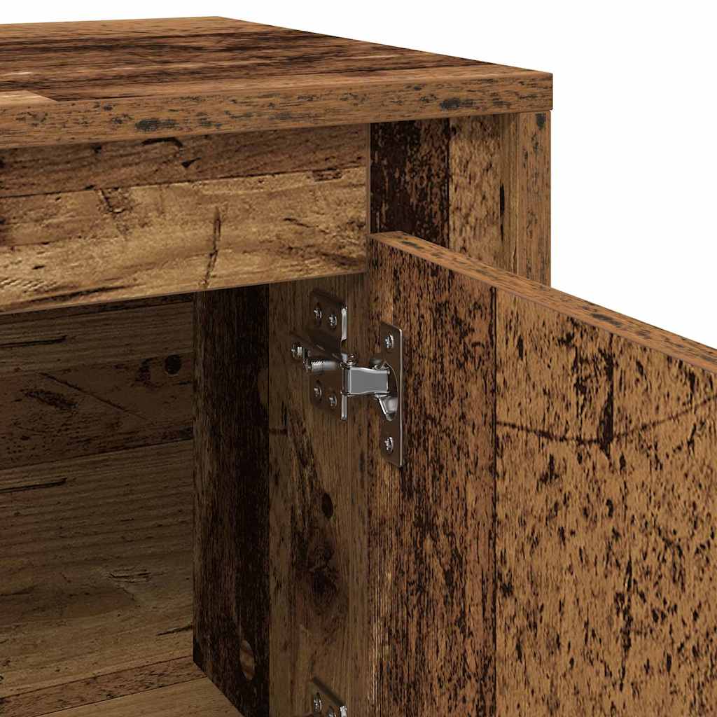 TV-kast Oud Hout 102 x 35 x 45 cm Bewerkt hout