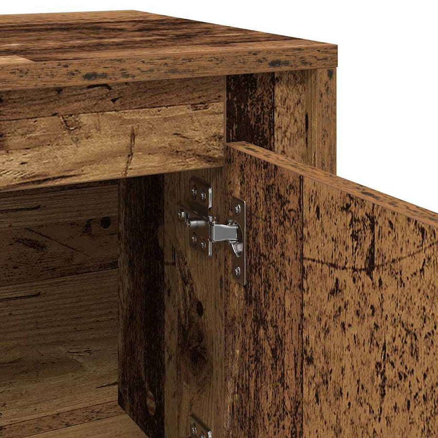 TV-kast Oud Hout 102 x 35 x 45 cm Bewerkt hout