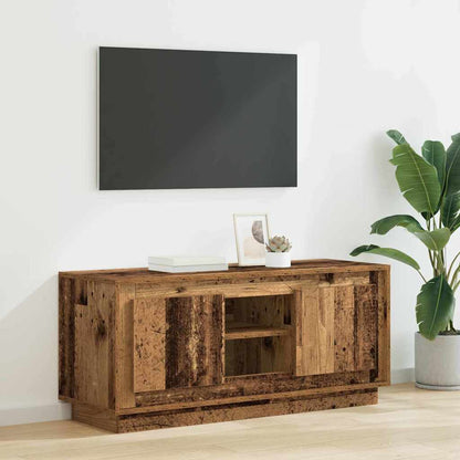 TV-kast Oud Hout 102 x 35 x 45 cm Bewerkt hout
