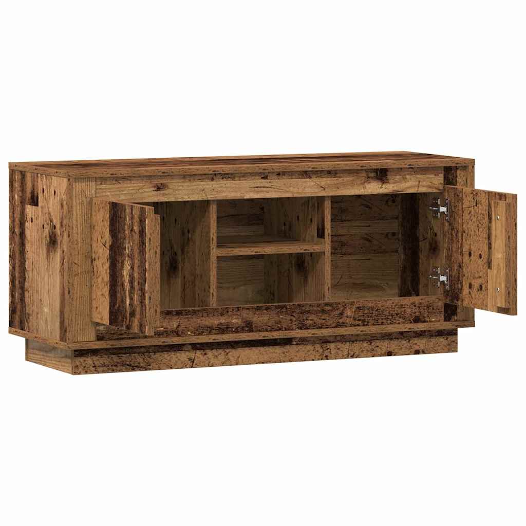 TV-kast Oud Hout 102 x 35 x 45 cm Bewerkt hout