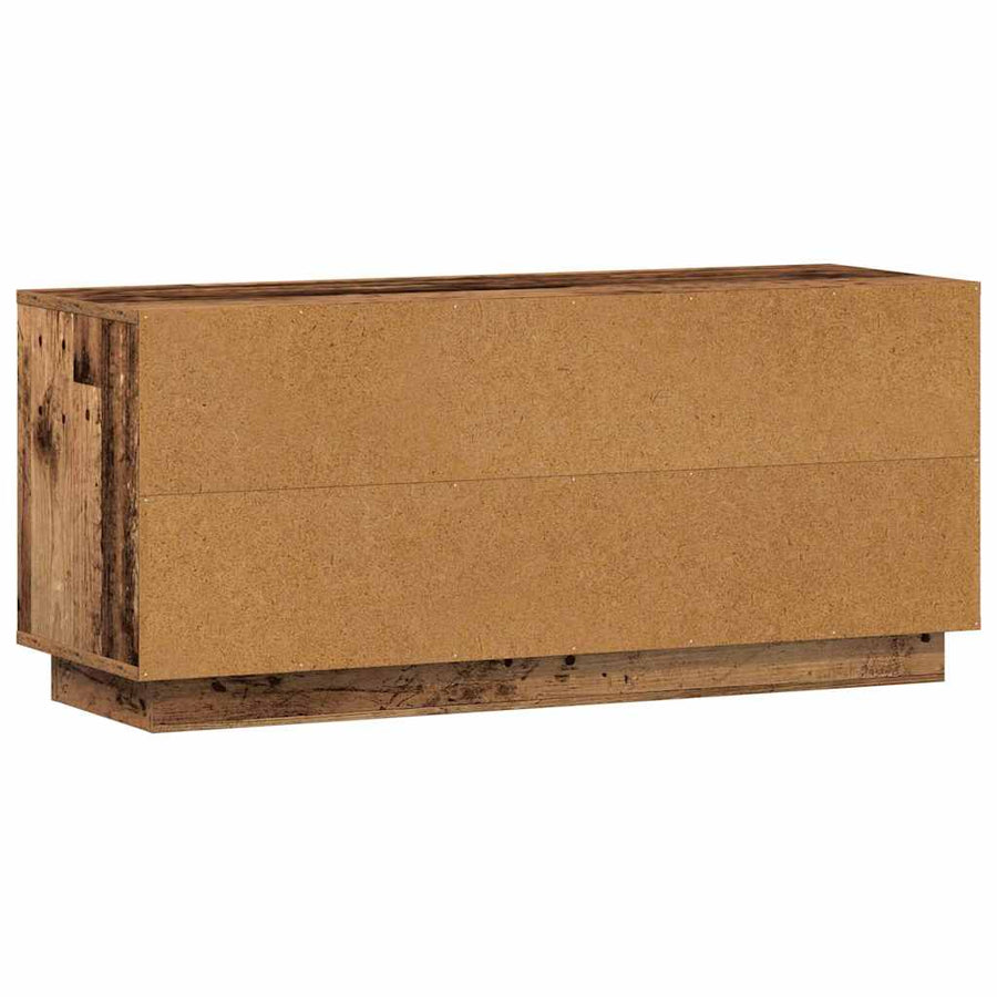 TV-kast Oud Hout 102 x 35 x 45 cm Bewerkt hout
