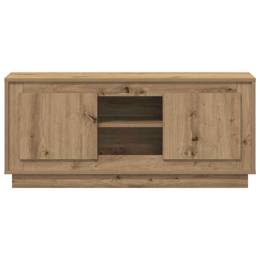 TV-kast Artisan Eiken 102 x 35 x 45 cm Bewerkt hout