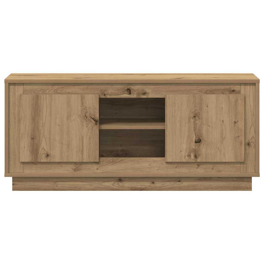 TV-kast Artisan Eiken 102 x 35 x 45 cm Bewerkt hout