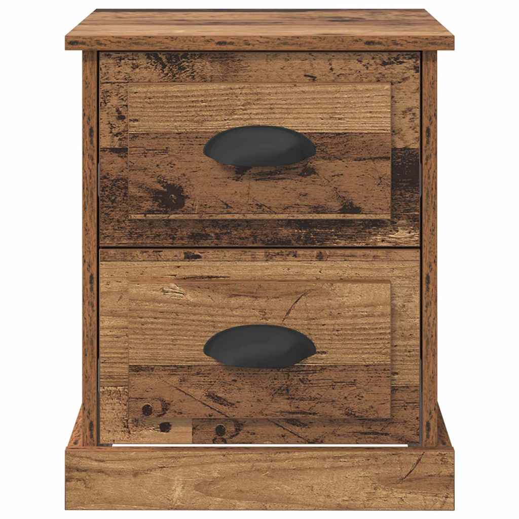 Nachtkastje met lade Oudhout 39 x 39 x 47.5 cm Bewerkt hout