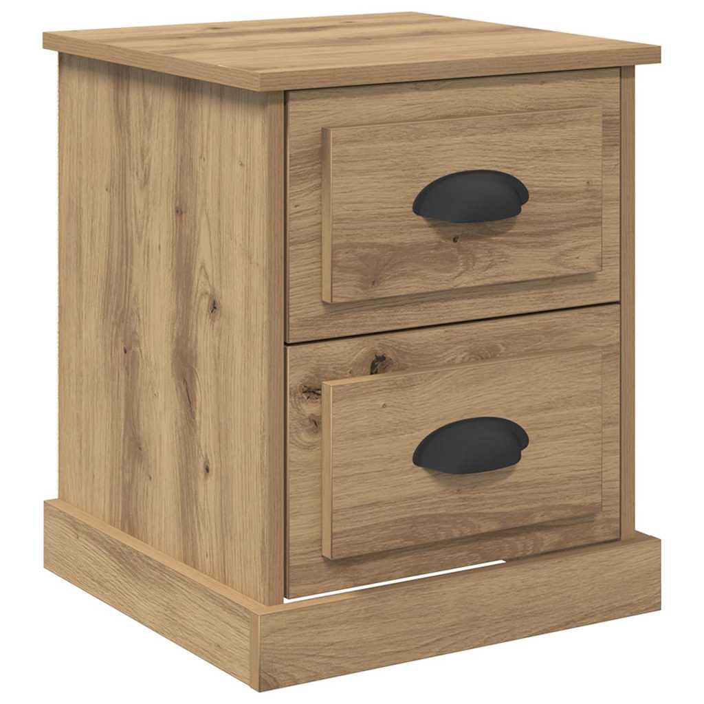 Nachtkastje Artisan Eiken 39 x 39 x 47.5 cm Bewerkt hout