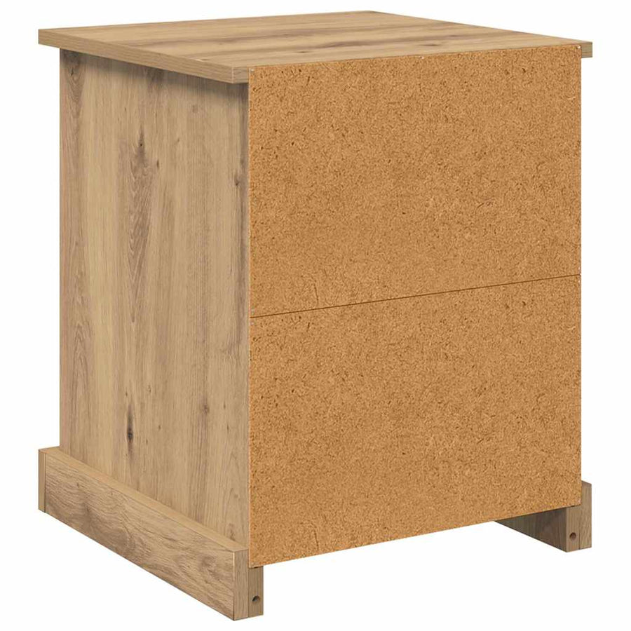 Nachtkastje Artisan Eiken 39 x 39 x 47.5 cm Bewerkt hout
