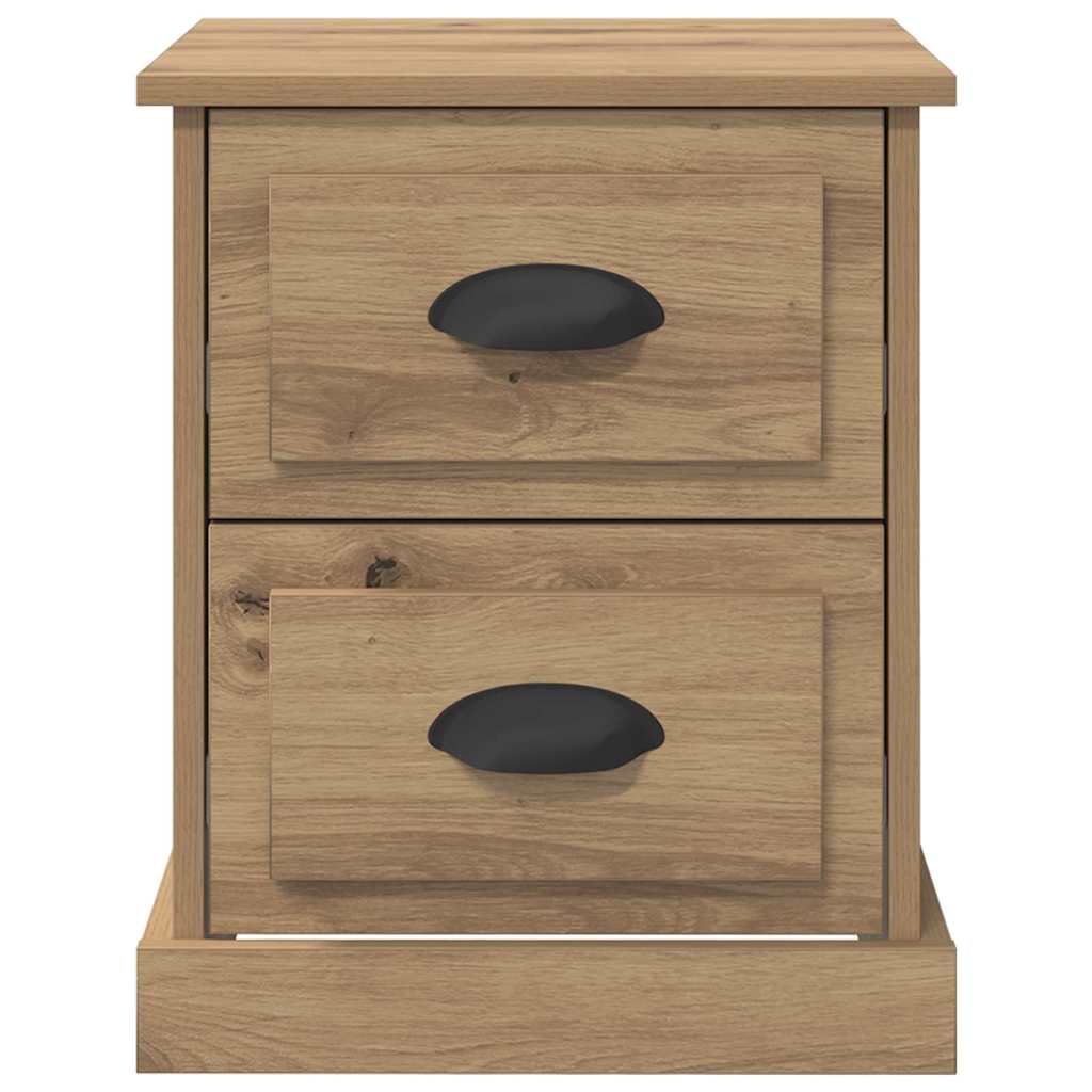 Nachtkastje Artisan Eiken 39 x 39 x 47.5 cm Bewerkt hout
