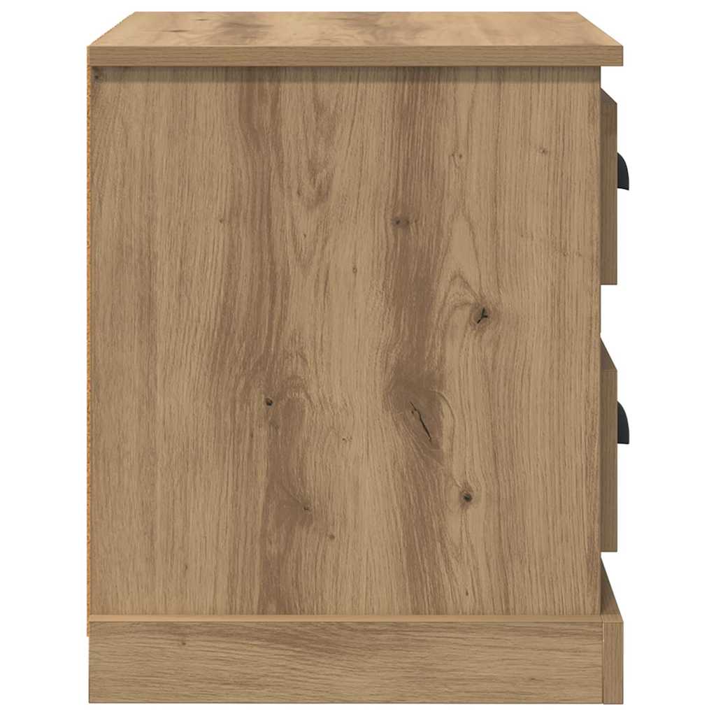 Nachtkastje Artisan Eiken 39 x 39 x 47.5 cm Bewerkt hout