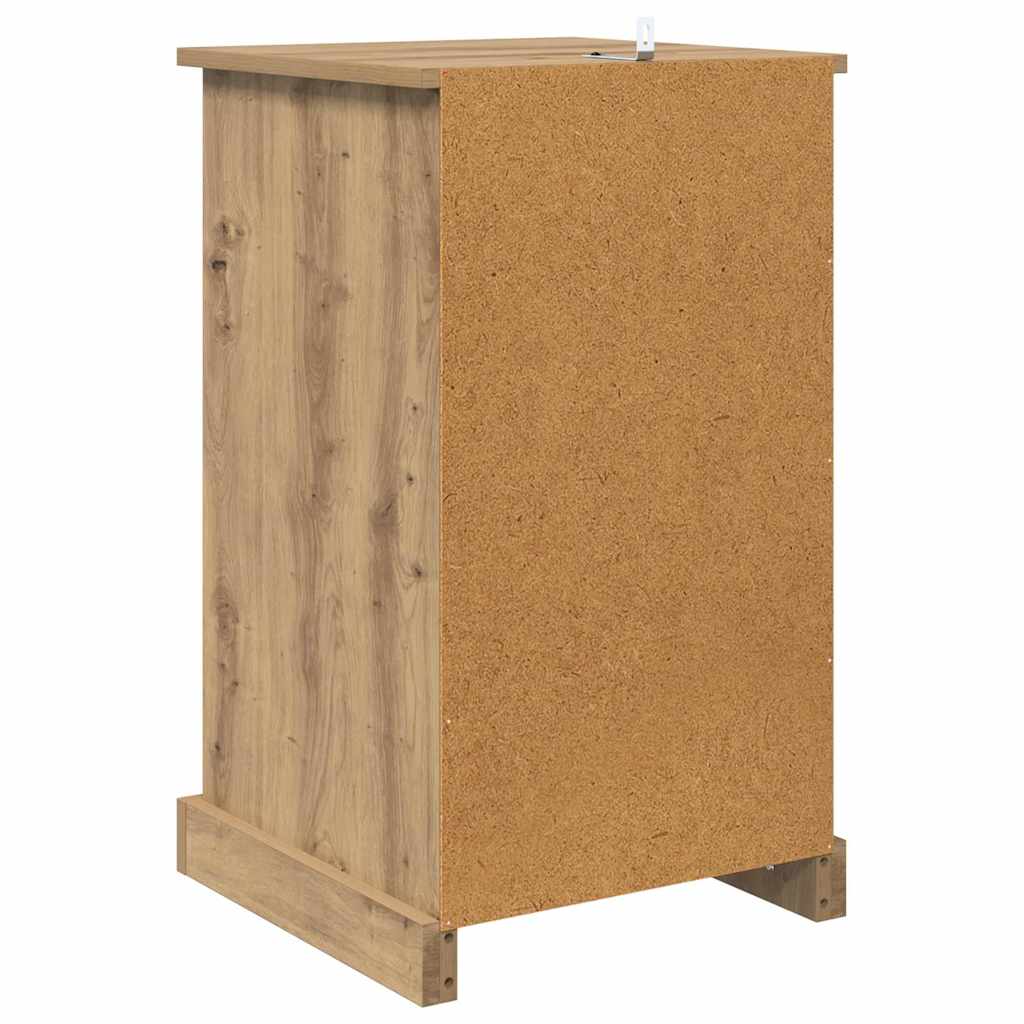 Nachtkastje Artisan Eiken 39 x 39 x 67,5 cm Bewerkt hout