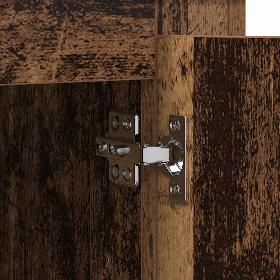 Dressoir Oud Hout 70 x 35,5 x 67,5 cm Bewerkt hout