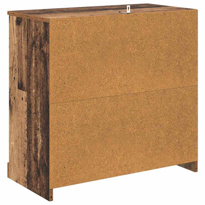 Dressoir Oud Hout 70 x 35,5 x 67,5 cm Bewerkt hout