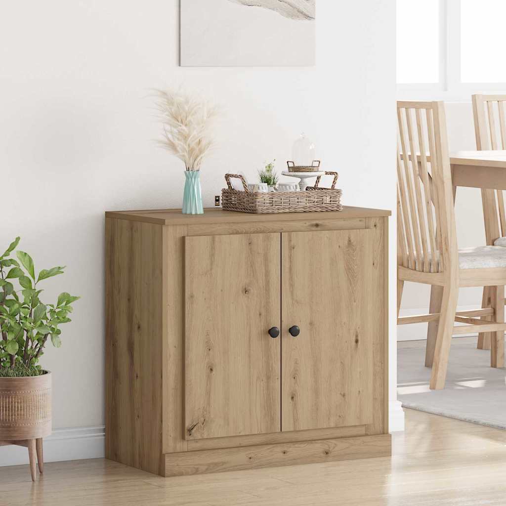 Dressoir Artisan Eiken 70 x 35,5 x 67,5 cm Bewerkt hout