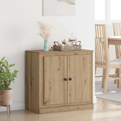 Dressoir Artisan Eiken 70 x 35,5 x 67,5 cm Bewerkt hout